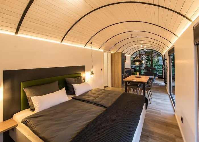 Lägenhet Lokomotel-waggon, Luxus Im Eisenbahnwaggon